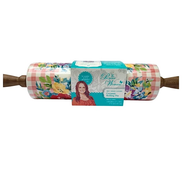 NWT Pioneer Woman Sweet Romance Blossoms Rolling Pin - Picture 5 of 11